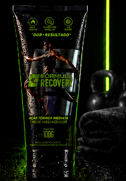 Fórmula Recovery — creme massageador esportivo